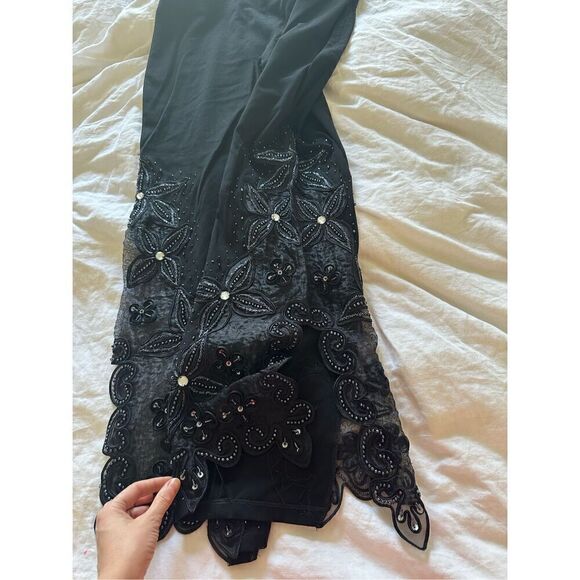 Head To Toe Boutique (Black) Lace Pants Women's Size 12 - Picture 3 of 10